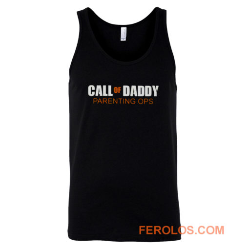 Gamer Dad Call of Daddy Parenting Ops Tank Top