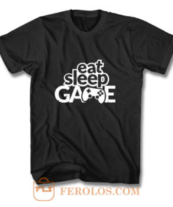 Gaming Hoody Boys Girls Kids Childs Eat Sleep Game T Shirt