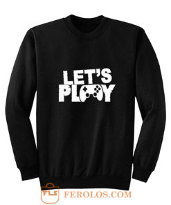 Gaming Hoody Boys Girls Kids Childs Lets Play Sweatshirt