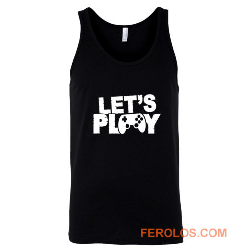 Gaming Hoody Boys Girls Kids Childs Lets Play Tank Top