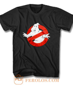 Ghostbusters Distressed Logo vintage maglia Uomo Ufficiale T Shirt