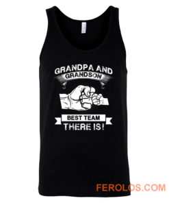 Grandpa and Grandson New Grandfather Tank Top