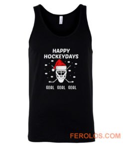 Happy Hockeydays Christmas Hockey Tank Top