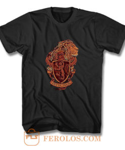 Harry Potter Gryffindor Lion T Shirt