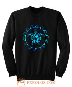 Hawaiian Tribal Maori Sun Sea Turtle Sweatshirt