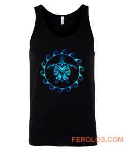 Hawaiian Tribal Maori Sun Sea Turtle Tank Top