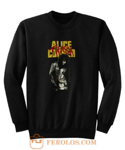 Heavy Cotton New ALICE COOPER TRASH Sweatshirt