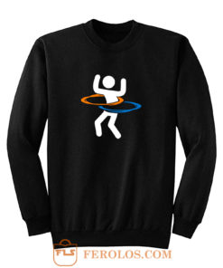 Hula Hooping With Portals Portal Sweatshirt