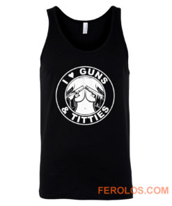 I Love Guns Tank Top