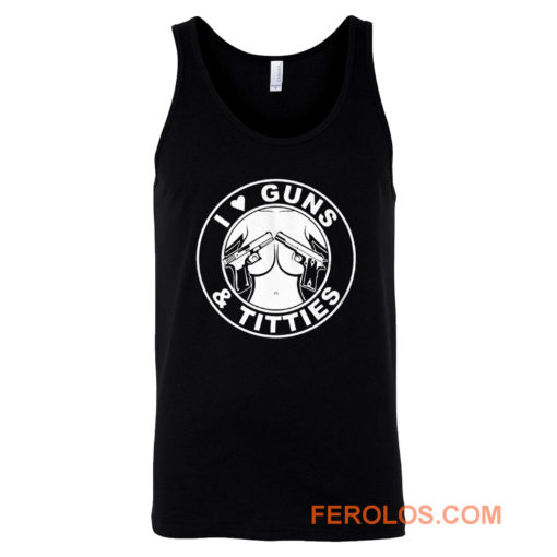 I Love Guns Tank Top