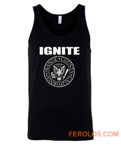 IGNITE PRESIDENT BLACK HARDCORE ORANGE COUNTY CALIFORNIA Tank Top