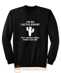 Im No Cactus Expert Sweatshirt
