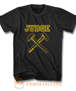 JUDGE HAMMERS BLACK HARDCORE NYC PUNK CROSSOVER THRASH T Shirt