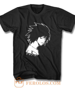 Kira Light Ryuk Japanese Kanji Anime T Shirt