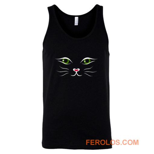 Kitty Face Cat Tank Top