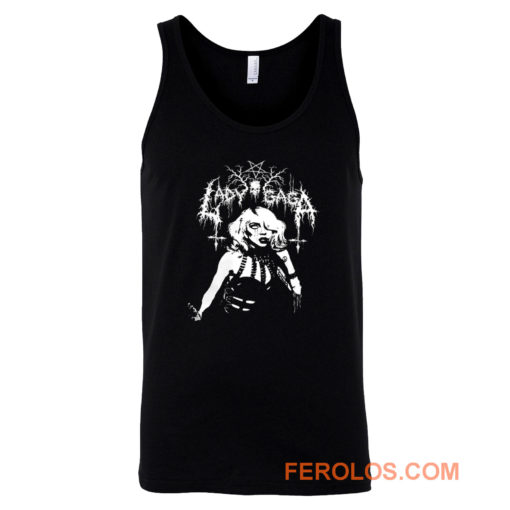 Lady Gaga Death Metal Style Tank Top