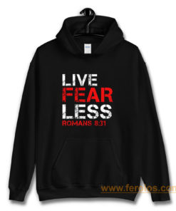 Live Fearless Christian Faith Hoodie