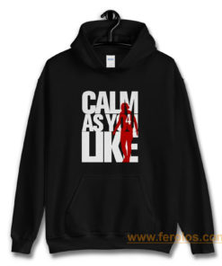 Liverpool FC Custom Calm As You Like White Red Hoodie