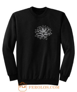 Lotus Flower Pocket Sweatshirt