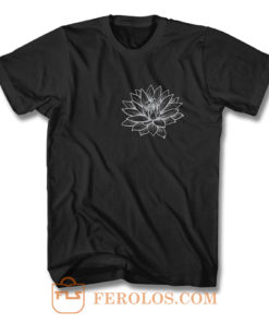 Lotus Flower Pocket T Shirt