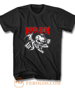 Mad Sin Psychobilly Punk Rock Band T Shirt