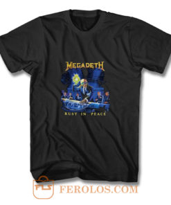 Megadeth Rust In Peace T Shirt