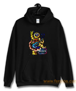 NASA Spaceman Rock Metal Horns Hoodie