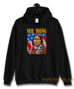 Neil Young Old Concert Tour Logo Music Legend Hoodie