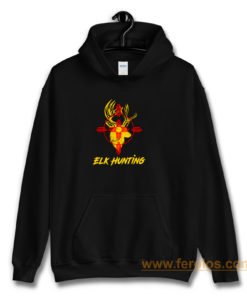 New Mexico State Flag Elk Hunting Hoodie