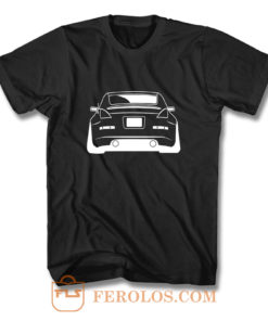 Nissan 350Z Outline Rear Car T Shirt