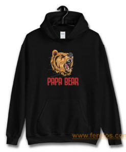 Papa Bear Honey BearGift For Dad Daddy Hoodie