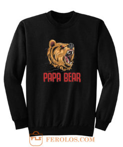 Papa Bear Honey BearGift For Dad Daddy Sweatshirt