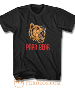 Papa Bear Honey BearGift For Dad Daddy T Shirt