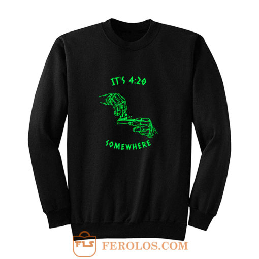 Smoking Weed Sweatshirt