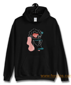 Statue of David Abstract Hoodie