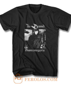 THE DAMNED PHANTASMAGORIA BLACK GOTHIC ROCK POST PUNK T Shirt