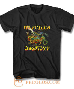 Thin Lizzy Chinatown hard rock T Shirt