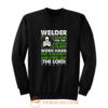 Welder I Stand For American Flag Sweatshirt