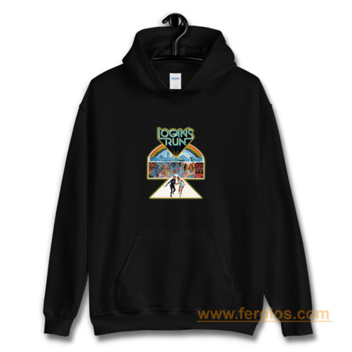 70s Sci Fi Classic Logans Run Poster Art Hoodie