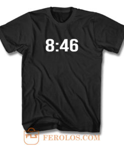 8 46 Black T Shirt