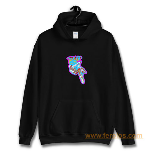 80s Bmx Classic Rad Poster Art Hoodie