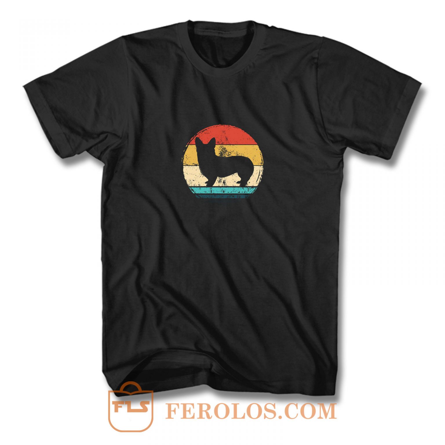 80's Retro Corgi T Shirt | FEROLOS.COM