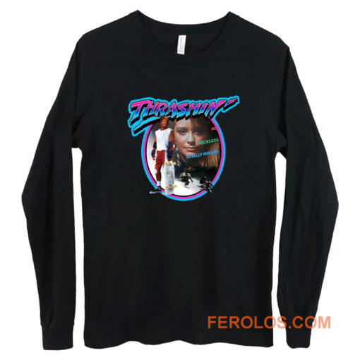 80s Skateboarding Classic Thrashin Poster Art Long Sleeve