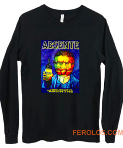 Absente Vintage Absinthe Liquor Advertisement with Van Gogh Long Sleeve