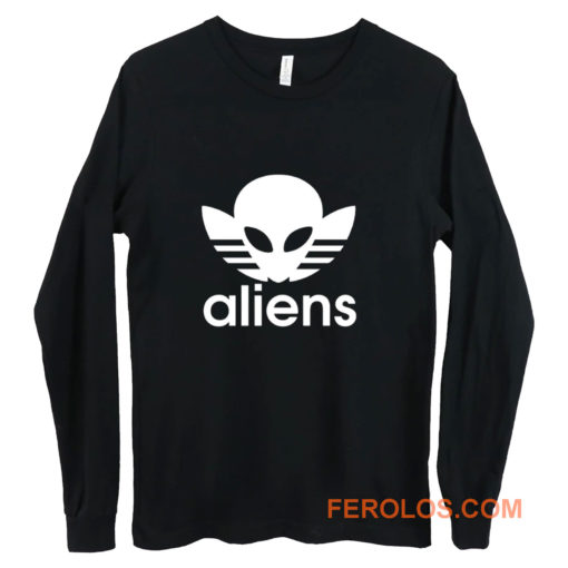 Aliens Logo Humorous Long Sleeve