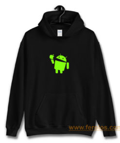 Android Eats Apple Hoodie