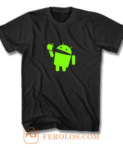 Android Eats Apple T Shirt