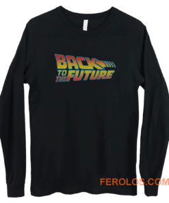 Back To The Future Logo Long Sleeve