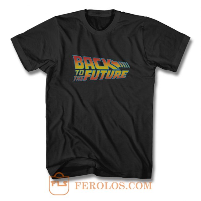 Back To The Future Logo T Shirt | FEROLOS.COM