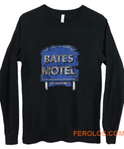 Bates Motel Old School distressed Long Sleeve